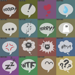 grid_emoticons_clear template thumbnail